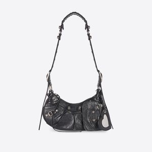 Balenciaga LE CAGOLE XS SHOULDER BAG IN BLACK